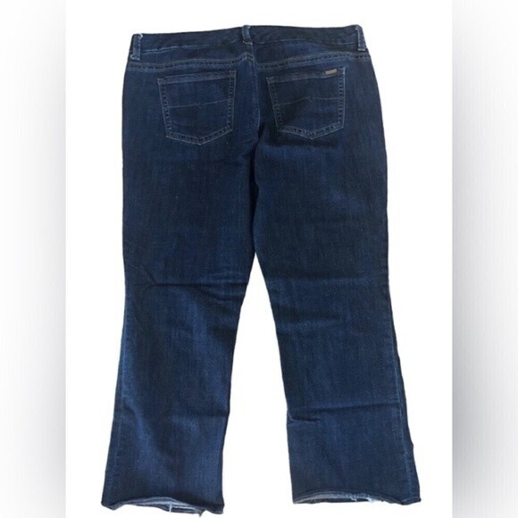 Melissa McCarthy Seven7 Slim Boot Cut Jean 20WX29” Slimming Silhouette Dark Wash - Picture 3 of 10